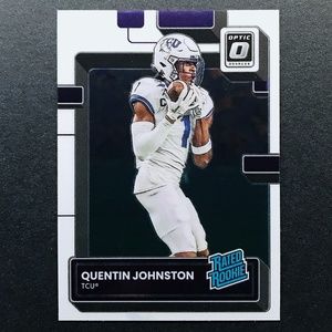 Quentin Johnston RC - 2023 Chronicles Draft Picks Donruss Optic Rated Rookie #10